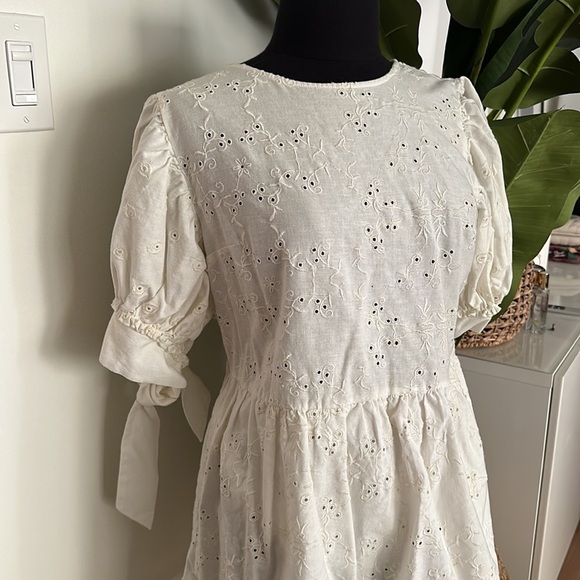 Sunday Best by Aritzia - Oregold Dress - Ivory - Size L - Picture 4 of 11